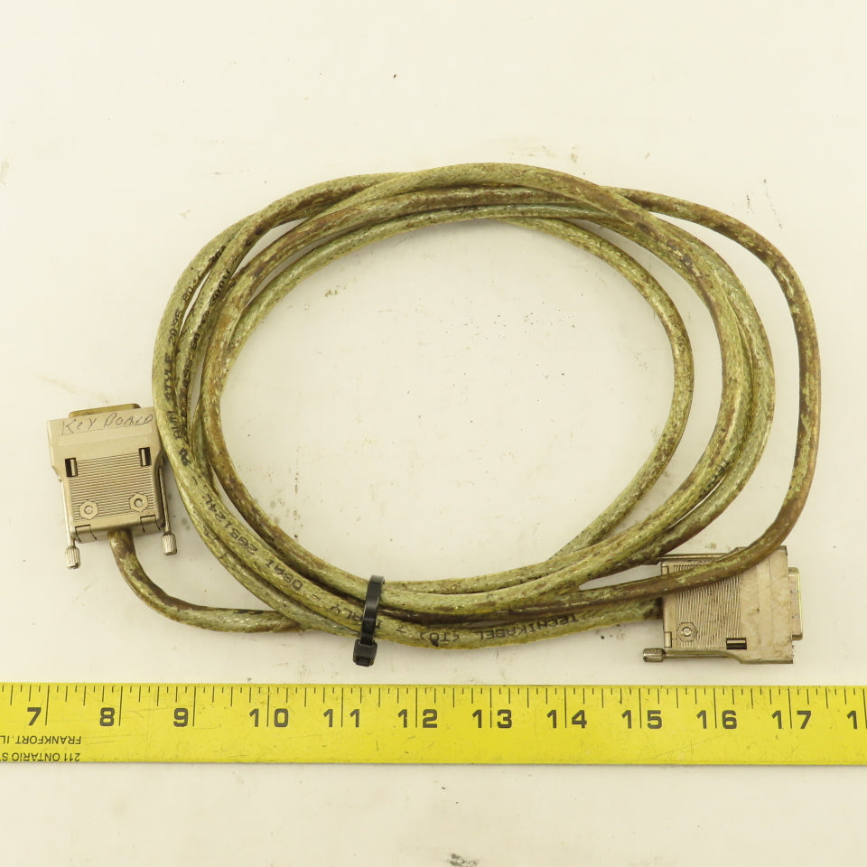 Industrial Shielded Reinforced Computer Cable Serial Male/Female DB15 3M