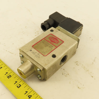 Herion 81-100-08 3/2 Position Directional Pneumatic Valve 120V Coil 1/2" NPT