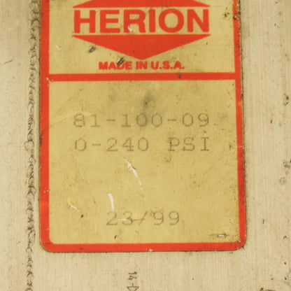 Herion 81-100-09 5/3  Position Directional Pneumatic Valve Air Pilot 1/4" NPT