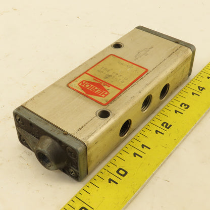Herion 81-100-09 5/3  Position Directional Pneumatic Valve Air Pilot 1/4" NPT