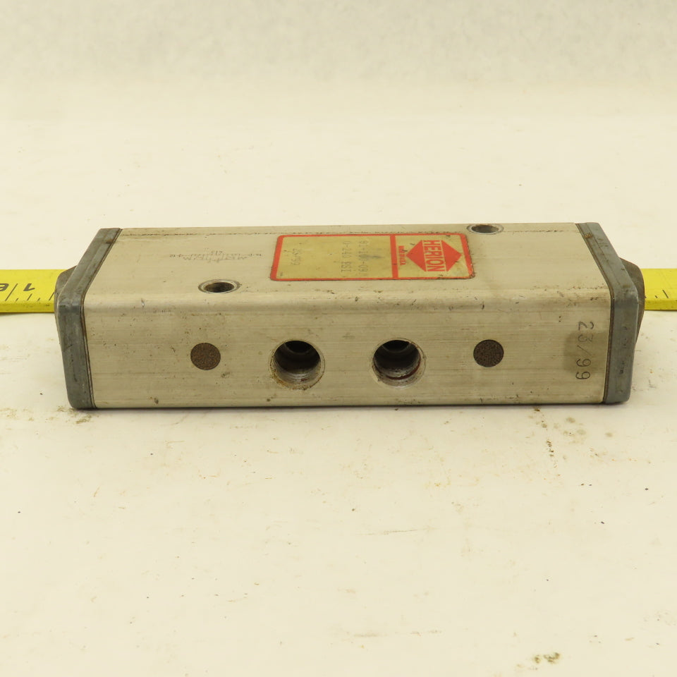 Herion 81-100-09 5/3  Position Directional Pneumatic Valve Air Pilot 1/4" NPT
