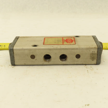 Herion 81-100-09 5/3  Position Directional Pneumatic Valve Air Pilot 1/4" NPT