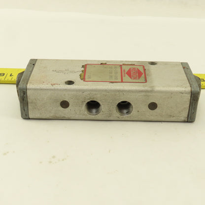 Herion 81-100-09D 5/3  Position Directional Pneumatic Valve Air Pilot 1/4" NPT