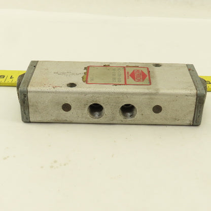 Herion 81-100-09D 5/3  Position Directional Pneumatic Valve Air Pilot 1/4" NPT