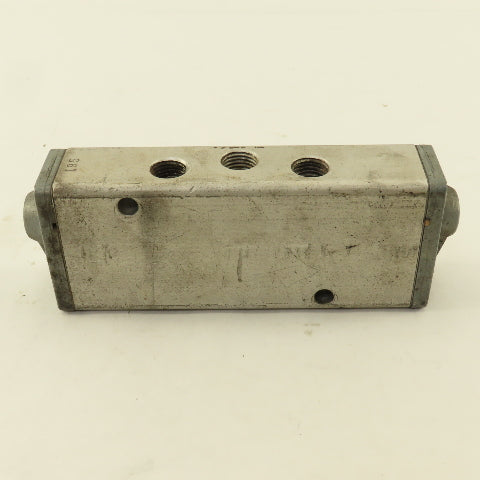 Herion 81-100-09D 5/3  Position Directional Pneumatic Valve Air Pilot 1/4" NPT