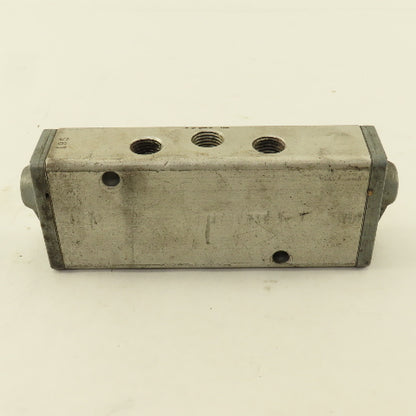 Herion 81-100-09D 5/3  Position Directional Pneumatic Valve Air Pilot 1/4" NPT