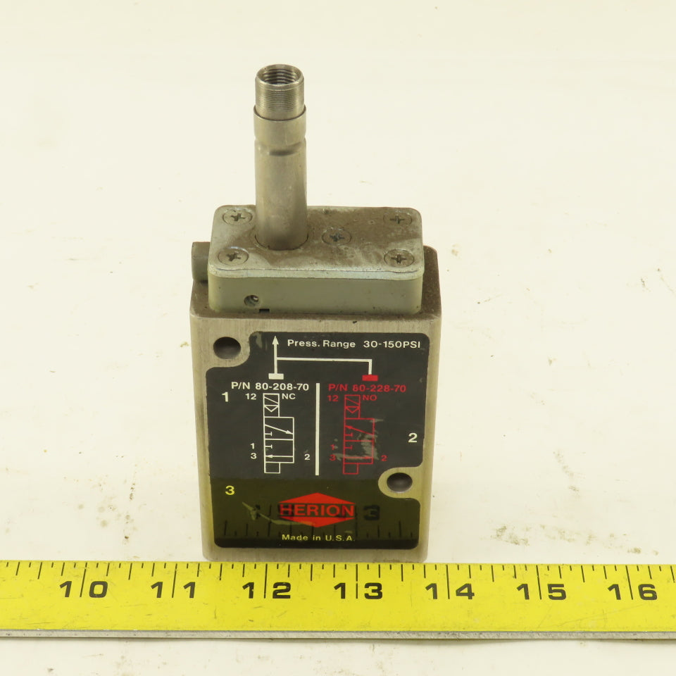 Huron 80-208-70 3/2 Position Solenoid Valve 3/8" NPT