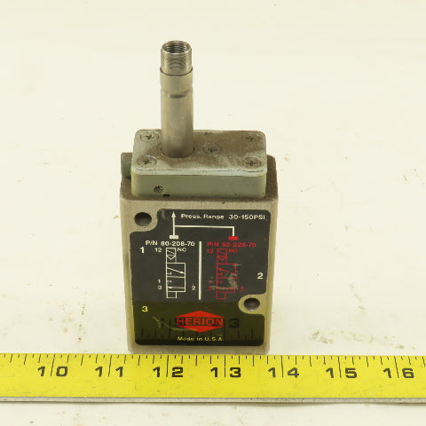 Huron 80-208-70 3/2 Position Solenoid Valve 3/8" NPT