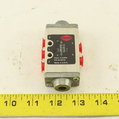 Herion 40-307-70 5/2 Position Air Pilot Directional Valve 1/8" Ports