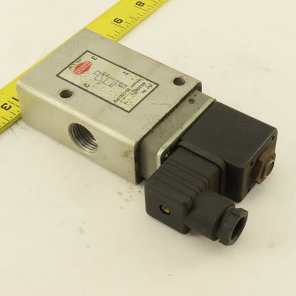 Herion 8020871 3/2 Position Solenoid Directional Valve 1/2" NPT 110V Coil