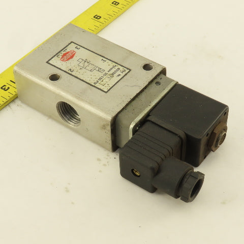 Herion 8020871 3/2 Position Solenoid Directional Valve 1/2" NPT 110V Coil