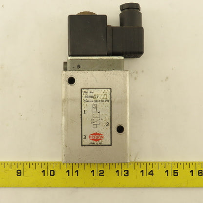 Herion 8020871 3/2 Position Solenoid Directional Valve 1/2" NPT 110V Coil