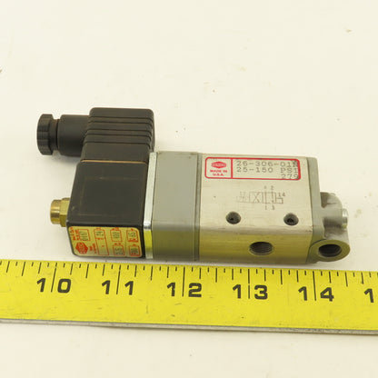 Herion 26-306-01N 3/2 Pneumatic Solenoid Air Assist Valve 24VDC Coil