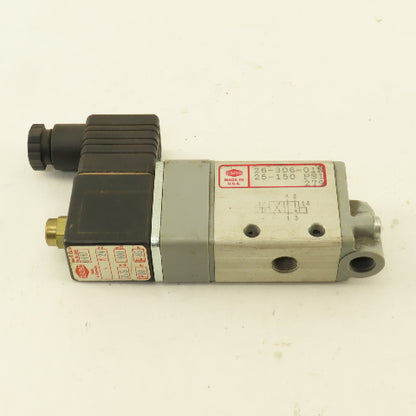 Herion 26-306-01N 3/2 Pneumatic Solenoid Air Assist Valve 24VDC Coil