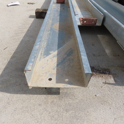 Steel Building Material C Section Purlins Galvanized & Painted Lot of 8