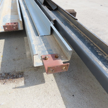 Steel Building Material C Section Purlins Galvanized & Painted Lot of 8