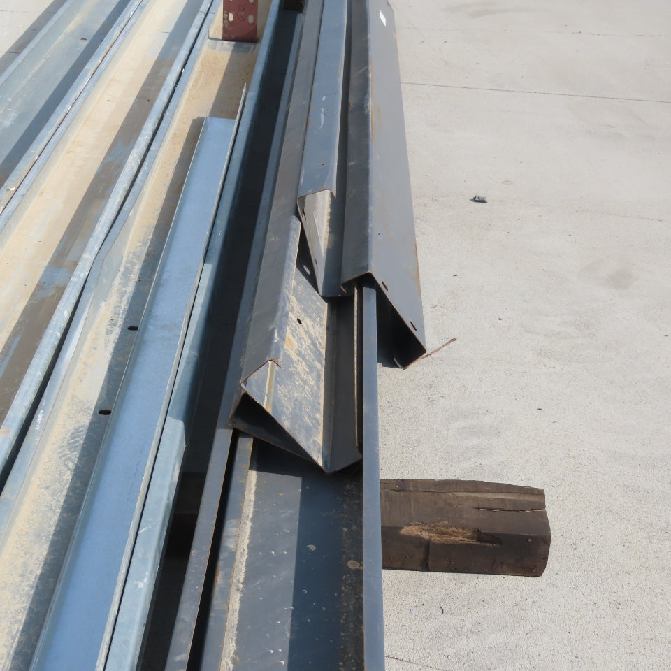 Steel Building Material C Section Purlins Galvanized & Painted Lot of 8