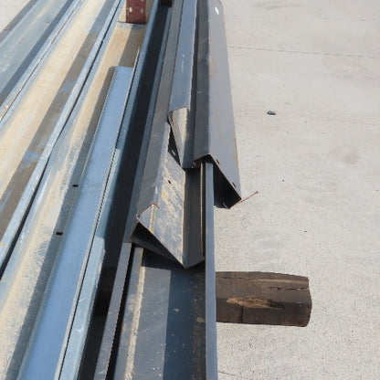 Steel Building Material C Section Purlins Galvanized & Painted Lot of 8