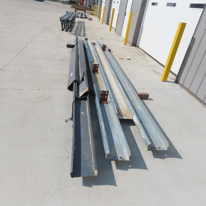 Steel Building Material C Section Purlins Galvanized & Painted Lot of 8