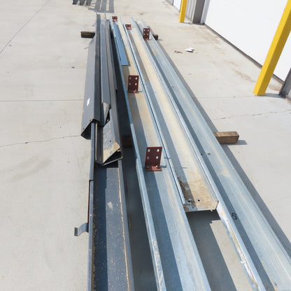Steel Building Material C Section Purlins Galvanized & Painted Lot of 8