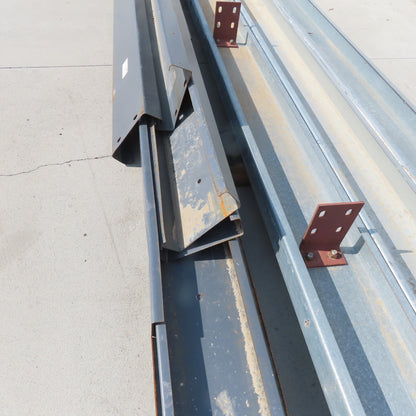 Steel Building Material C Section Purlins Galvanized & Painted Lot of 8
