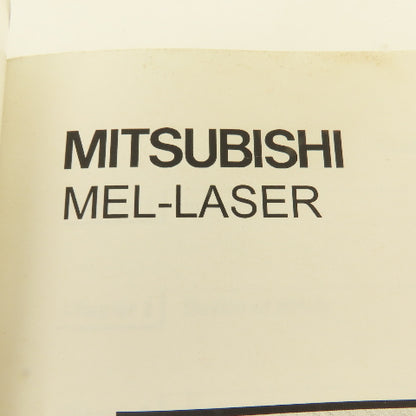 Mitsubishi MEL-LASER CO2 Laser Machine Operator Safety Manual