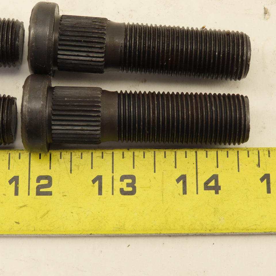 5/8"-18 x 2-11/32" Knurl Dia. 11/16" Grade 8 Wheel Stud Lot of 5