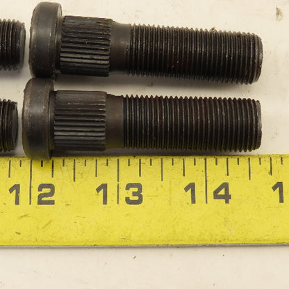5/8"-18 x 2-11/32" Knurl Dia. 11/16" Grade 8 Wheel Stud Lot of 5