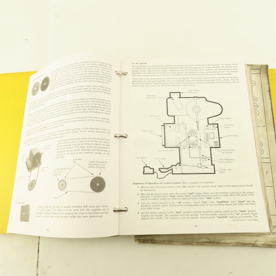 Rockford KSL-021 Mechanical Press Installation Manual