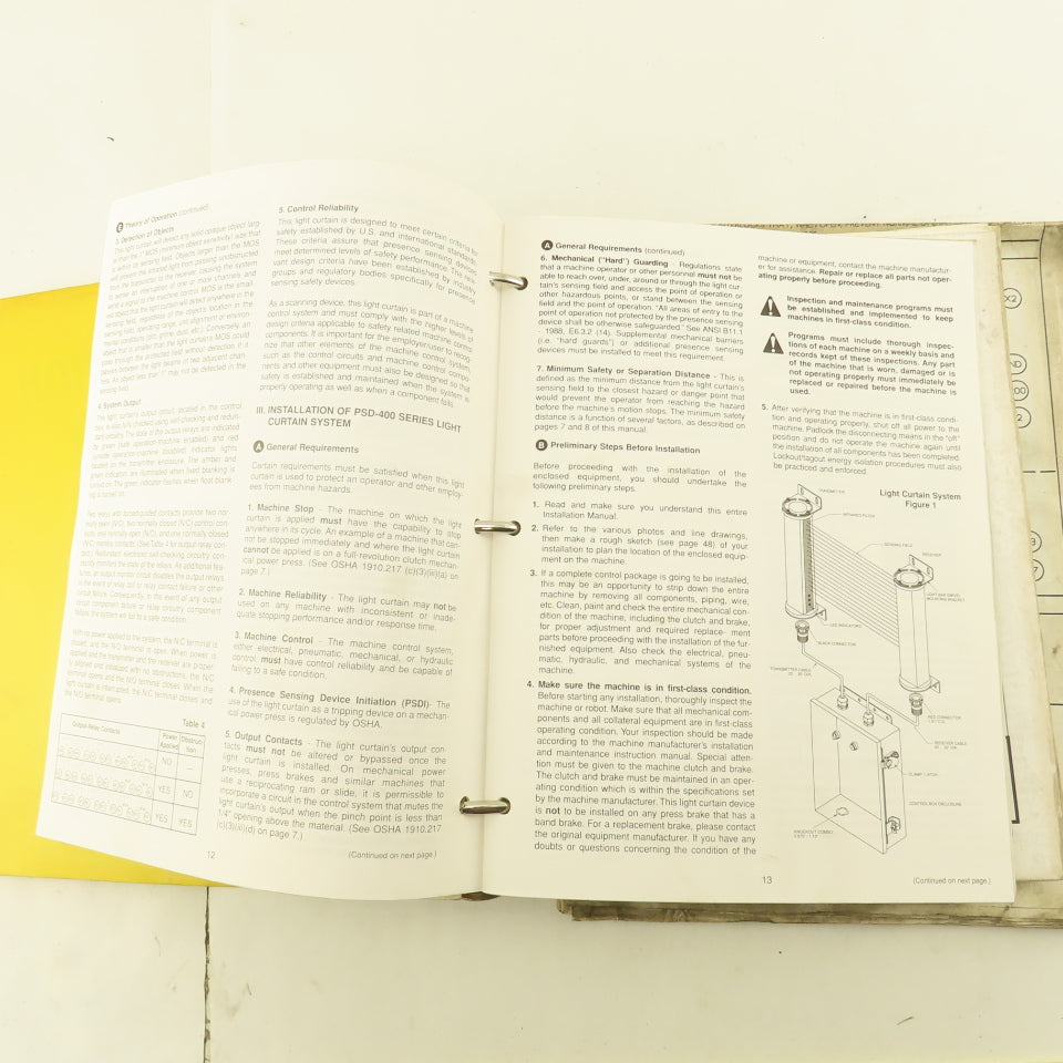 Rockford KSL-021 Mechanical Press Installation Manual