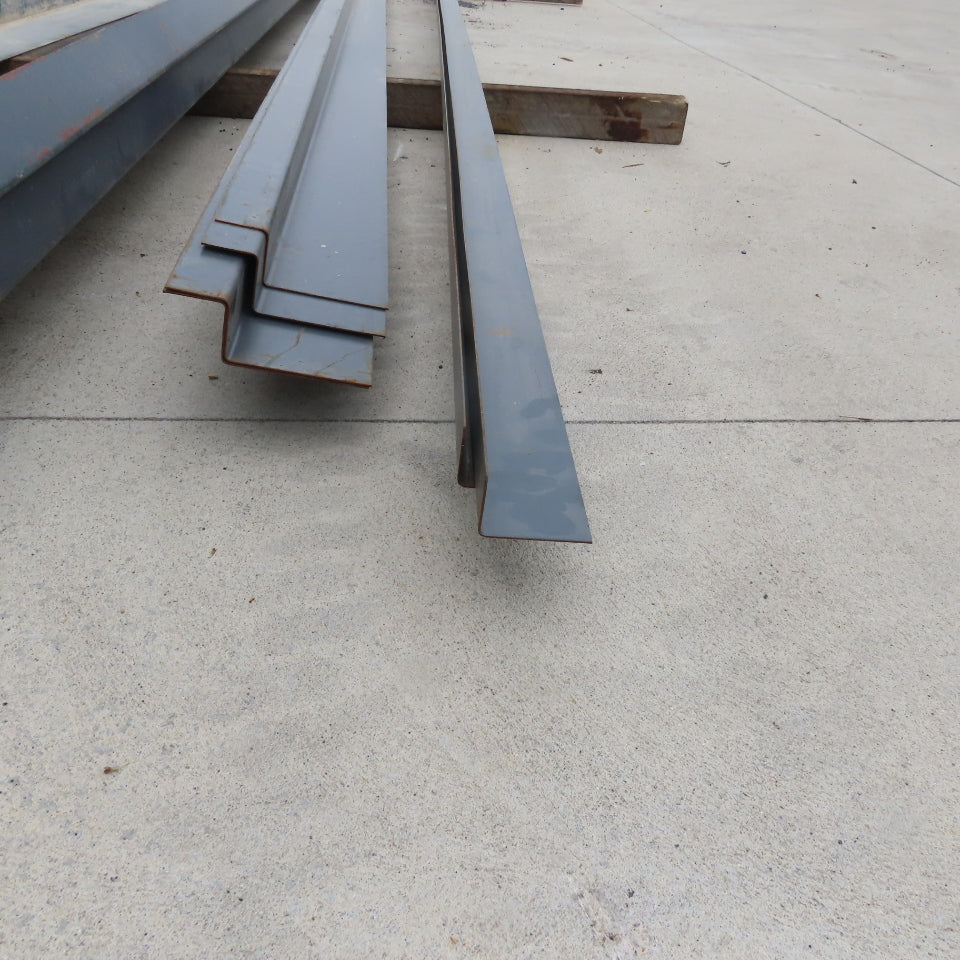 Steel Building Material Structural Profile Trim Pieces Painted Lot of 15