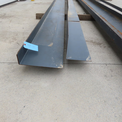 Steel Building Material Structural Profile Trim Pieces Painted Lot of 15