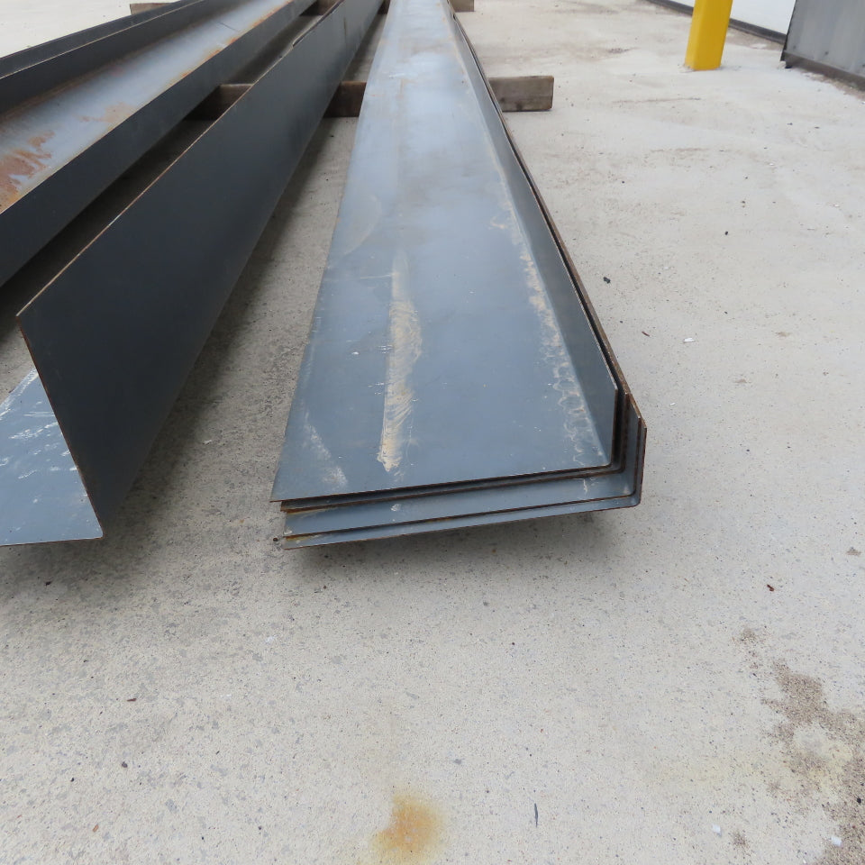 Steel Building Material Structural Profile Trim Pieces Painted Lot of 15