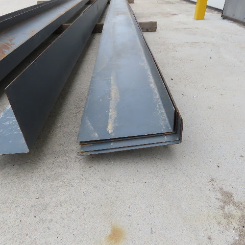 Steel Building Material Structural Profile Trim Pieces Painted Lot of 15