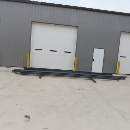 Steel Building Material Structural Profile Trim Pieces Painted Lot of 15