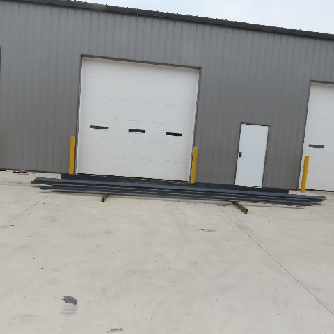 Steel Building Material Structural Profile Trim Pieces Painted Lot of 15