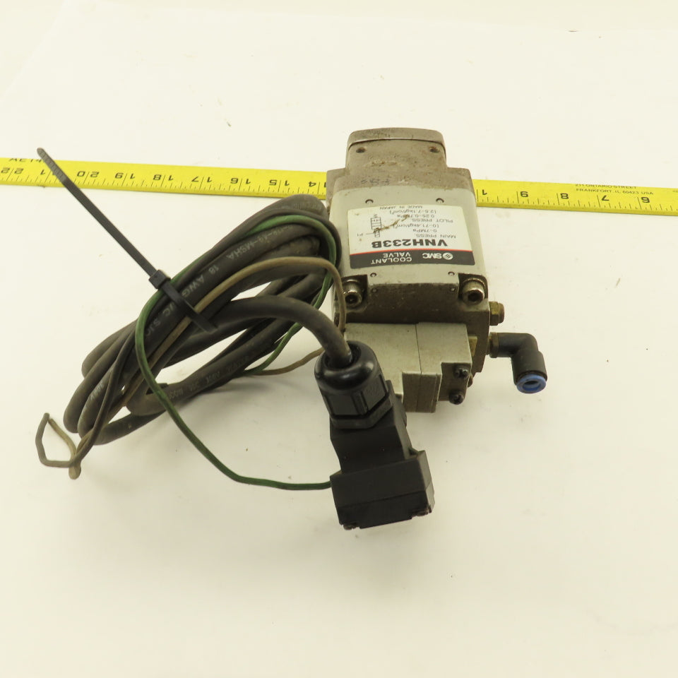 SMC VNH233B High Pressure Coolant Valve 1/2" NPT