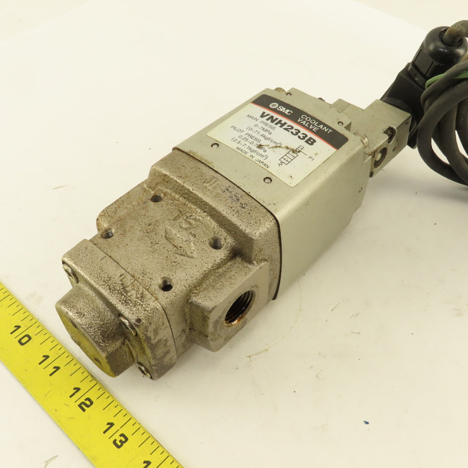 SMC VNH233B High Pressure Coolant Valve 1/2" NPT
