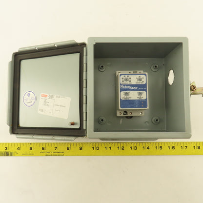 Motosaver Model 460 Voltage monitor 3Hp 190-480V W/A606CH Hoffman Enclosure
