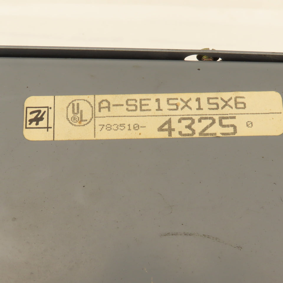 Hoffman ASE15X15X6 Pull Box Screw Cover 15"x15"x6" Type 1