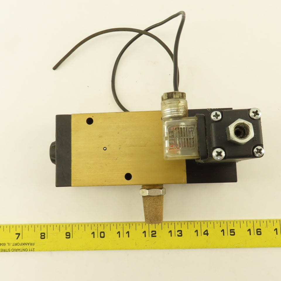 3/2 Way Pneumatic Solenoid Directional Valve 24VDC Coil 1/2" NPT