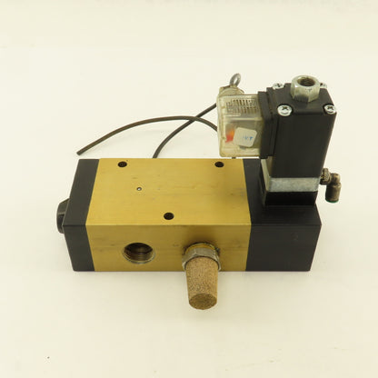 3/2 Way Pneumatic Solenoid Directional Valve 24VDC Coil 1/2" NPT