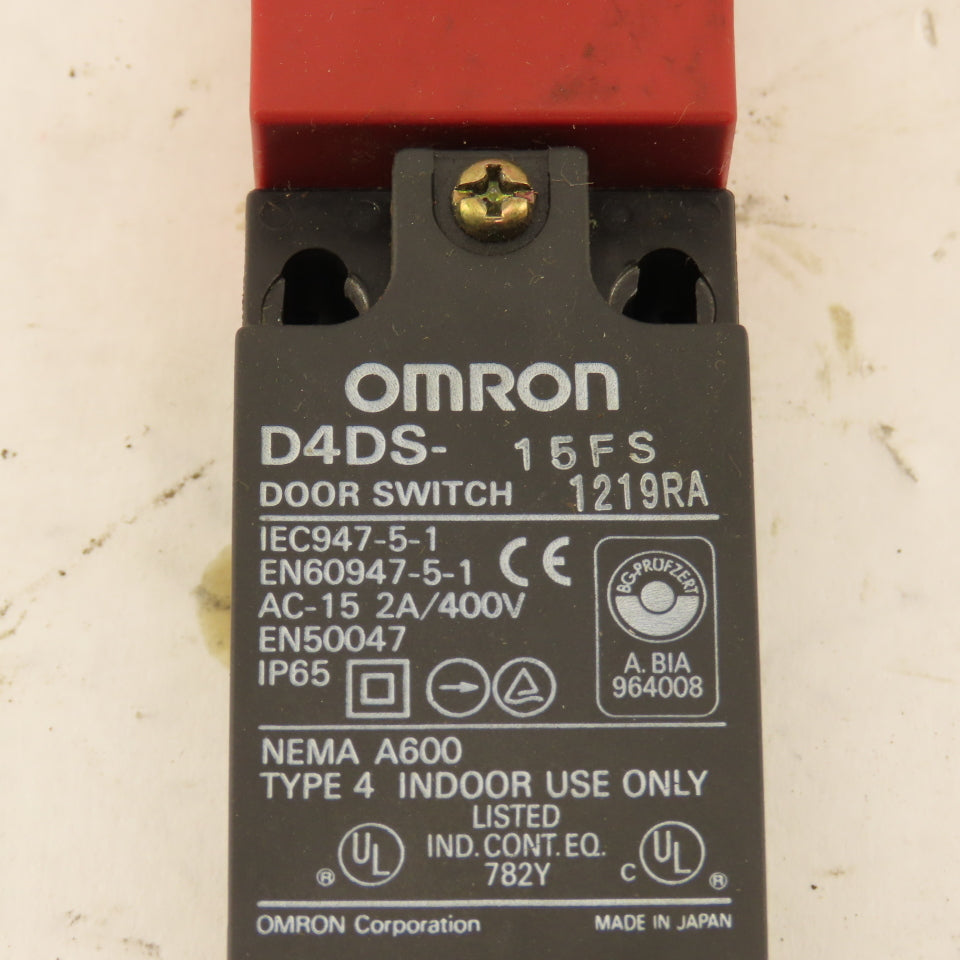 Omron D4DS-15FS Mechanical Door Gate Guard Interlock 400V