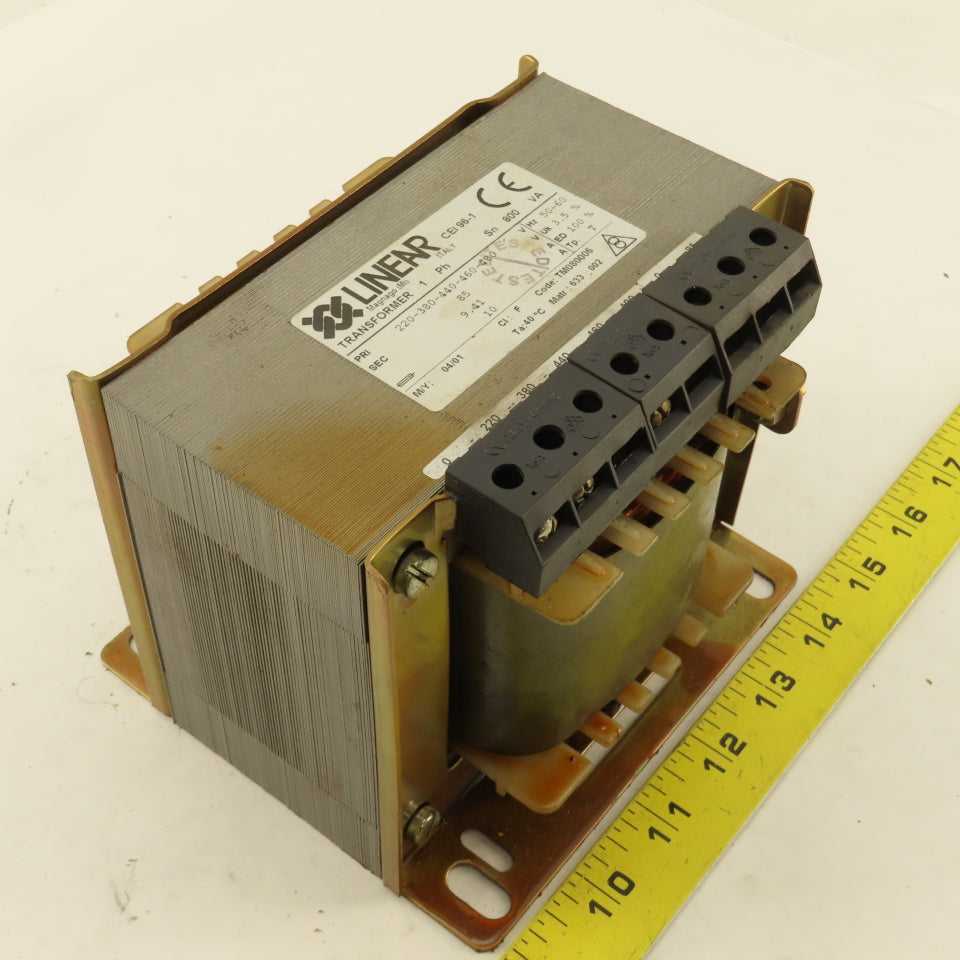 Linear 220-480V Pri 800VA 1Ph Transformer 85V Secondary