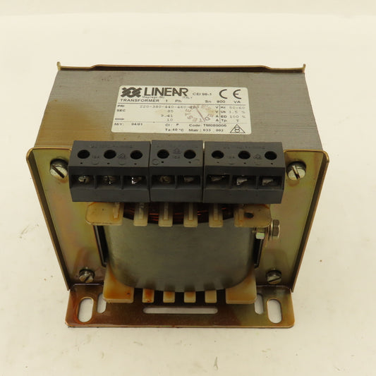 Linear 220-480V Pri 800VA 1Ph Transformer 85V Secondary