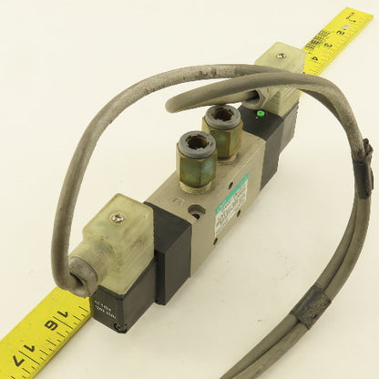 CKD 4KA420-10N-LS 5/2 Way Pneumatic Solenoid Control Valve 120V