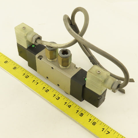 CKD 4KA420-10N-LS 5/2 Way Pneumatic Solenoid Control Valve 120V