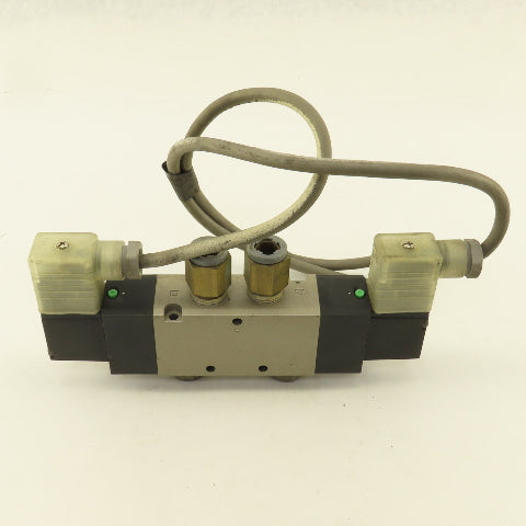 CKD 4KA420-10N-LS 5/2 Way Pneumatic Solenoid Control Valve 120V