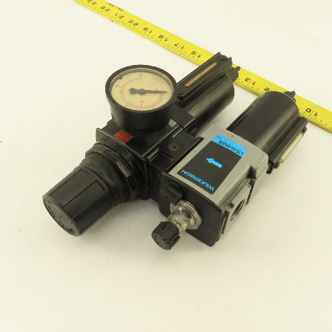 Wilkerson L18-04-KK008 1/2" NPT Compressed Airline Filter Lubricator Regulator