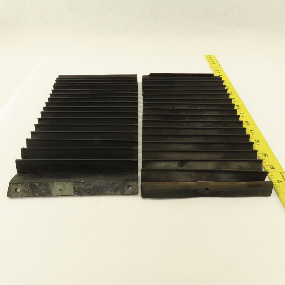 Mitsui MSG-200MH Surface Grinder Way Cover Bellows 6-3/4"-17" Pulled Lot Of 2